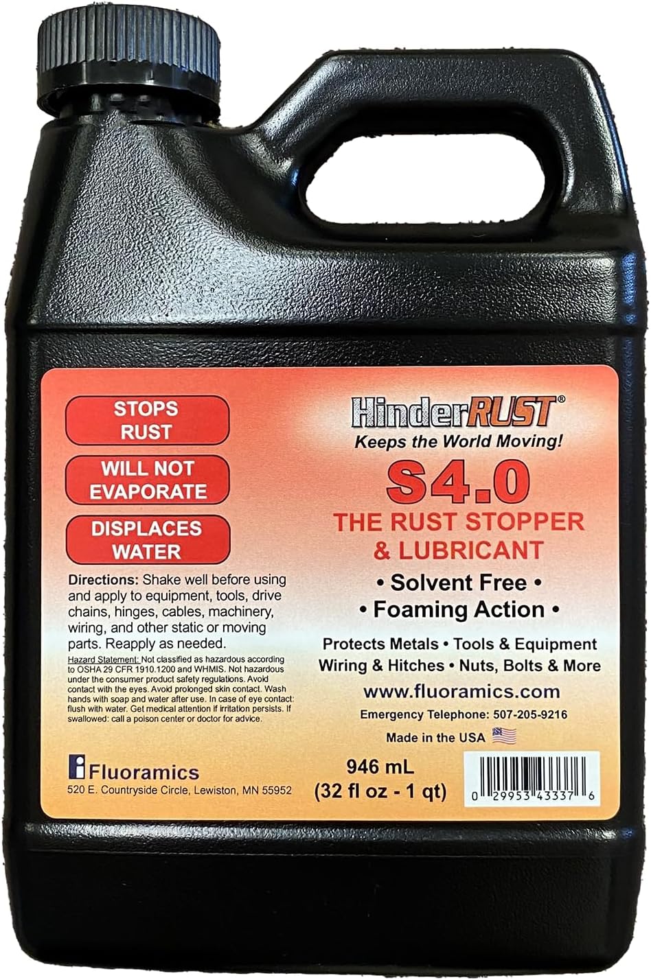 S4.0 "The Rust Stopper" Quart Container