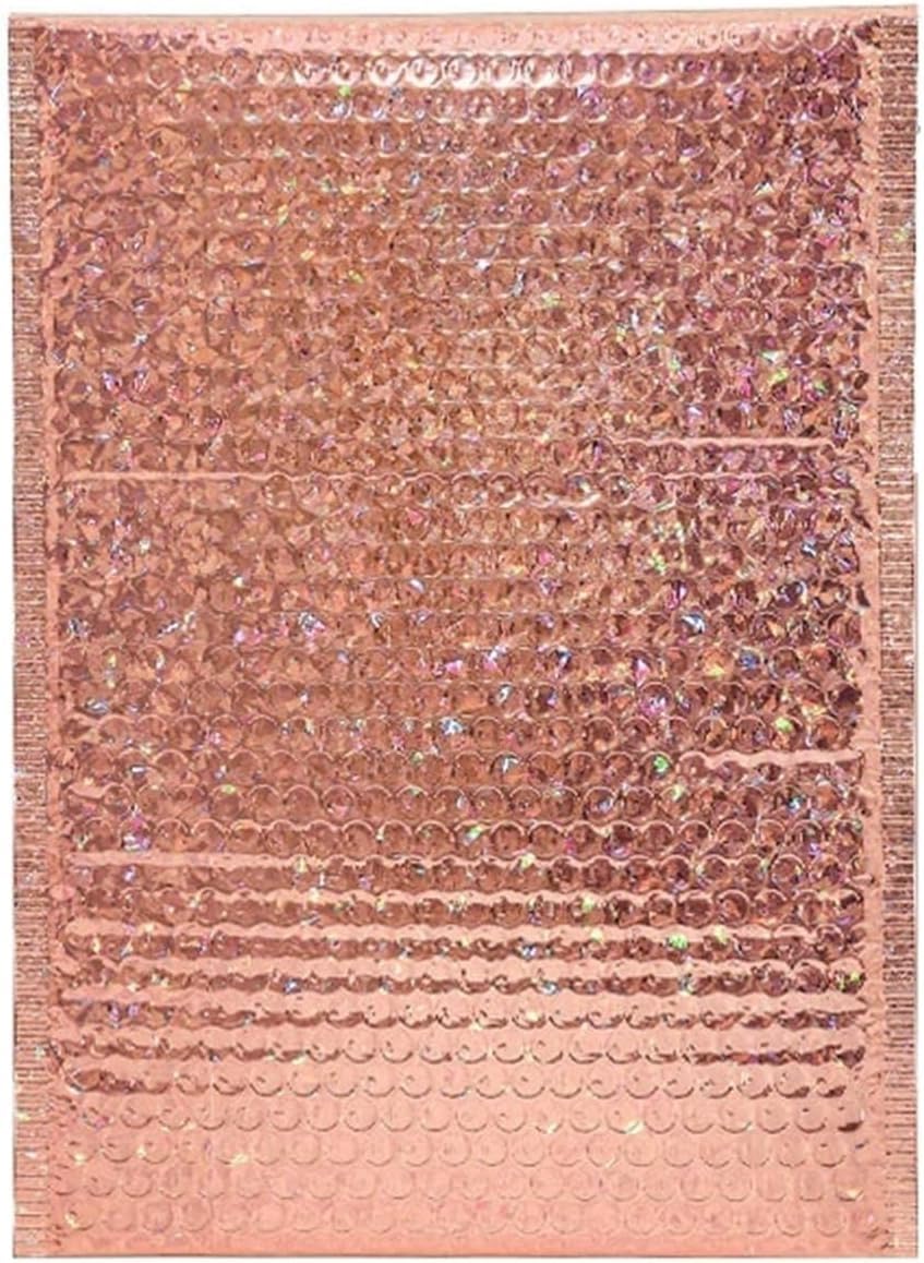 Buste imbottite Poly Mailers, Buste imbottite a bolle, confezione da 100, multicolore, diverse misure(Champagne,15 * 20cm)