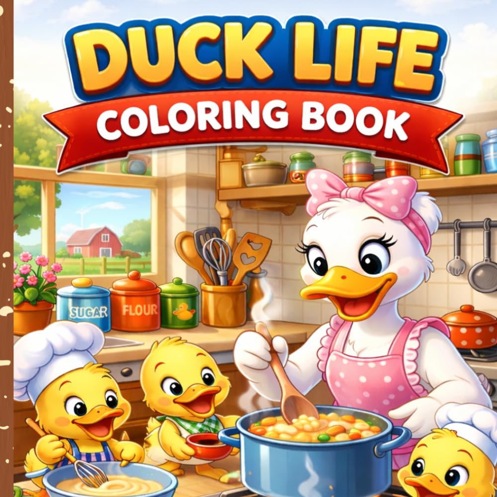 Duck Coloring Book: Adorable Duck Pages for Kids and Toddlers: Adorable Duck Designs for Relaxation and Creative Fun