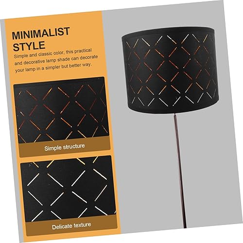 Vista 5 de NOLITOY Pantalla decorativa de lino para lámpara de cocina para pantallas de escritorio y cubierta de lámpara para el hogar