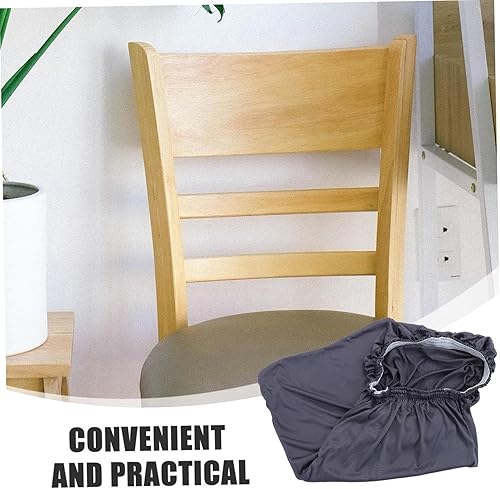 Miniatura 8 de Homoyoyo Funda para silla de juegos de respaldo alto, sillas de oficina con respaldo alto, color azul, juego de 4 fundas giratorias para sillas