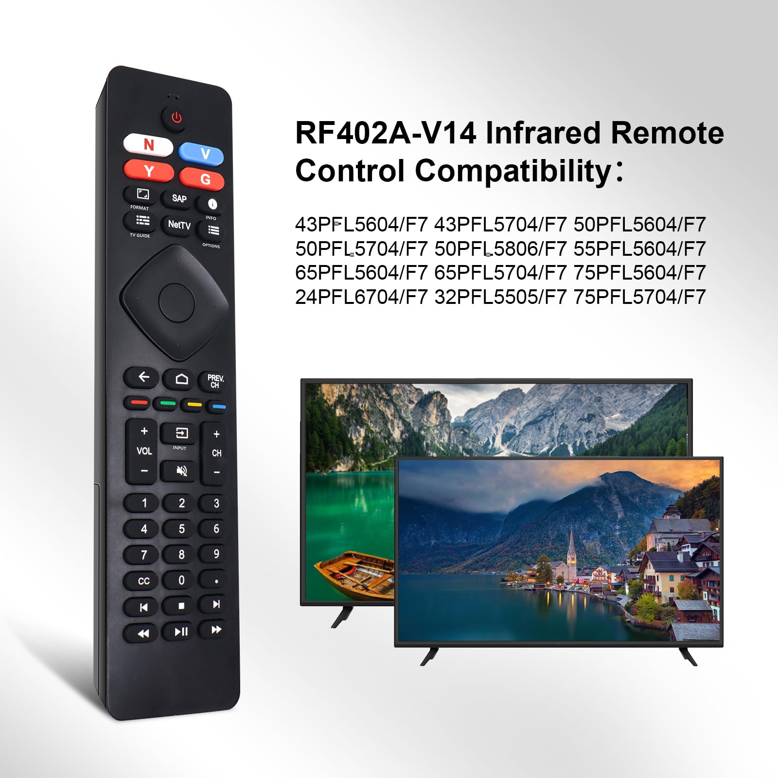 Télécommande Pour Philips OLED800 / OLED804 / OLED805 - Neuf, Compatible
