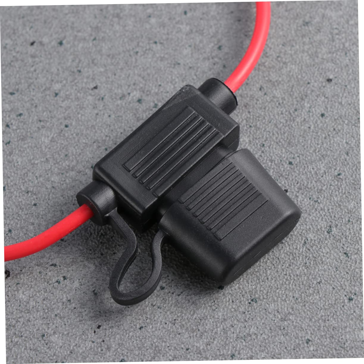 Luxshiny 4pcs Automotive Replacement Fuse Holders and Fuses Set Car Truck SUV Rv Boat Holder Amp