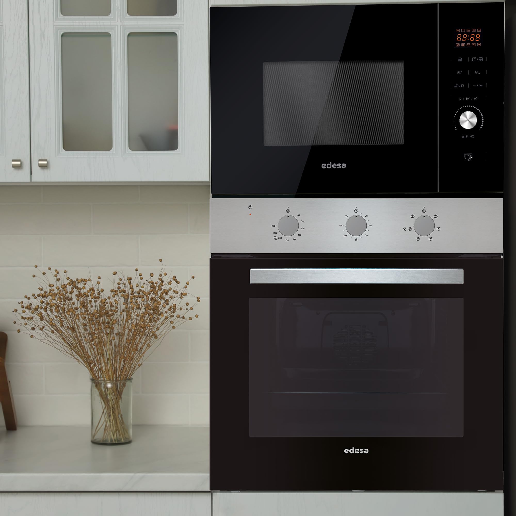 Edesa EOE-6020 X - Horno (Medio, Horno eléctrico, 70 L, 70 L, 1100 W, 50 - 250 °C)