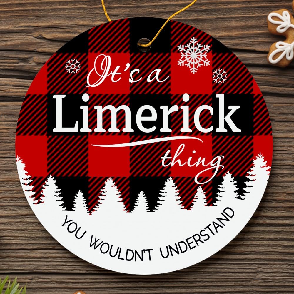 Amazon.com: Christmas Tree Ornament 2023 with City Limerick Ornament - It's a Limerick Thing You Wouldn't Understand - Plastic Round Decoration Ornament 3 amazon-com-christmas-tree-ornament-2023-with-city-limerick-ornament-it-s-a-limerick-thing-you-wouldn-t-understand-plastic-round-decoration-ornament-3-keepsake-christmas-tree-decor-hometown-home-kitchen