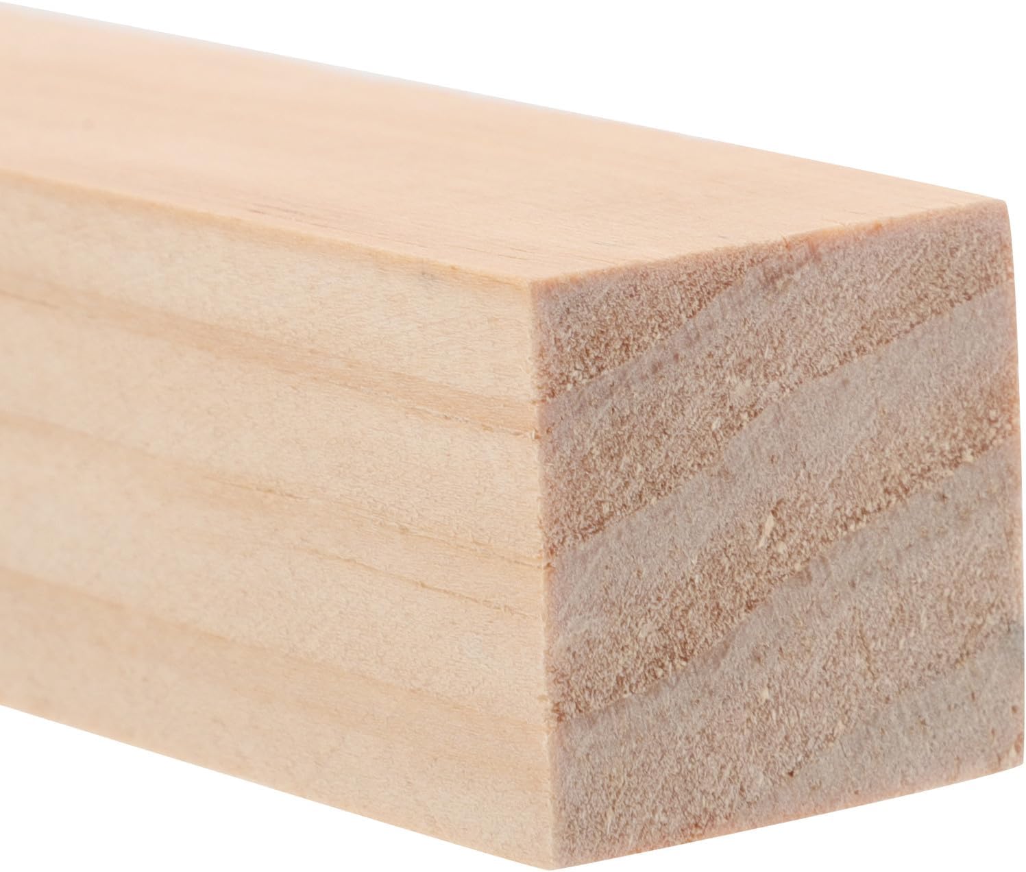 Sewroro 20pcs Basswood Carving Blocks 10x2.5x2.5cm Unfinished Square Wood Blocks for DIY Arts and Crafts Woodworking Projects Beginners Crafting