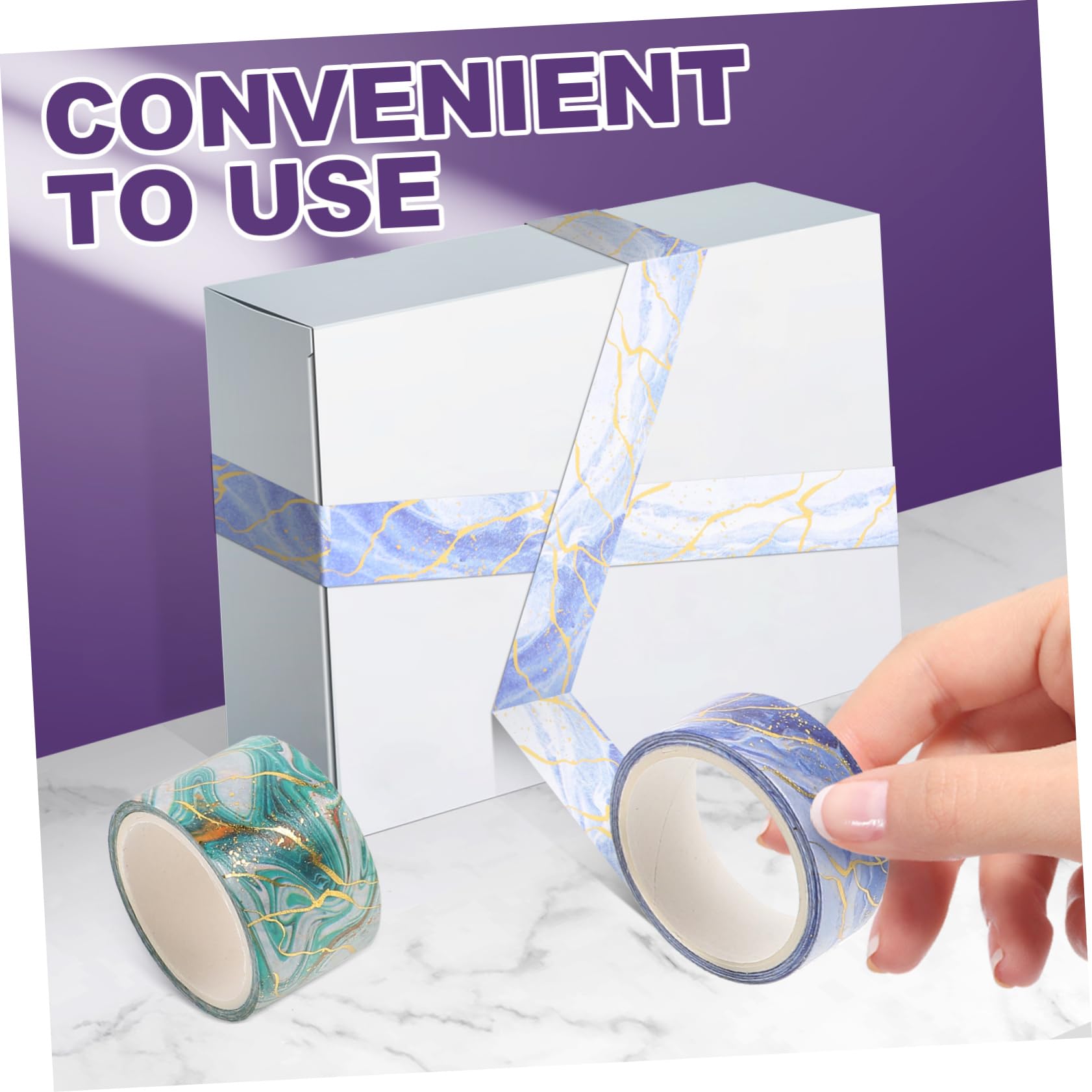 NUOBESTY 70rollos Washi Tape Decorativo Diseño De Mármol Para Manualidades y Scrapbooking Cintas Adhesivas Para Diario y Proyectos Creativos