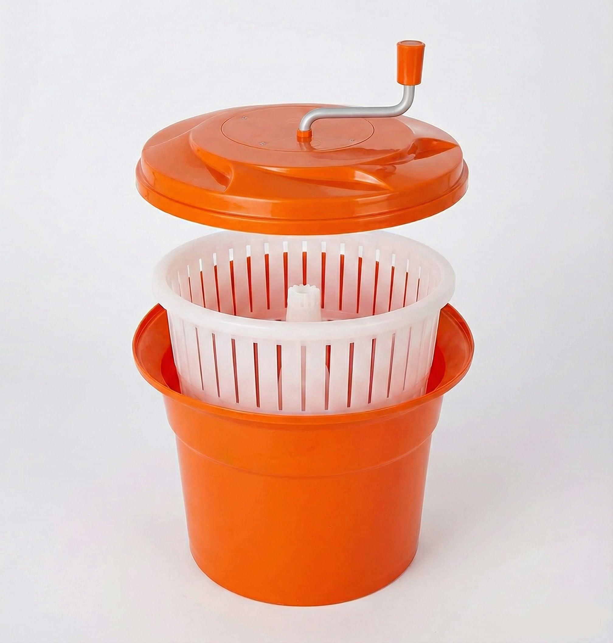 Saro - Rena 121 Essoreuse à Salade, 12 l, Ø 330 mm, Mécanisme en Plastique Résistant aux Chocs, Passe au Lave-Vaisselle, Base Antidérapante
