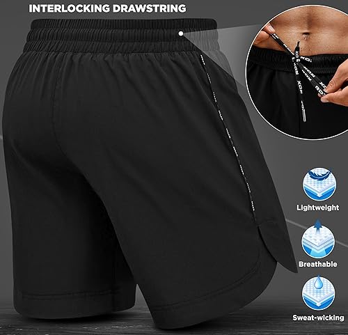 Miniatura 5 de RDX - Shorts de MMA para entrenamiento y kickboxing, lucha, artes marciales, lucha en jaula, muay thai, BJJ, boxeo, grappling