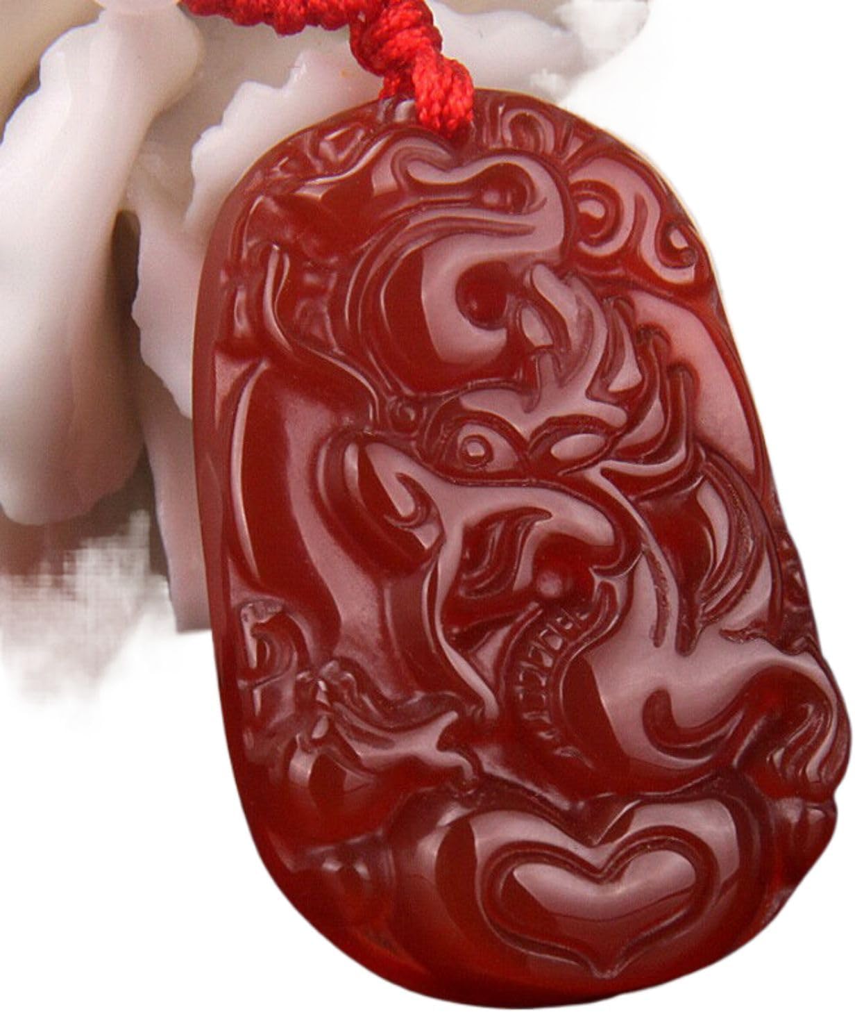 天然红玛瑙 Brass Chinese Zodiac Feng Shui Figurine Deco, 十二生肖吊坠男女士款鼠牛虎兔龙蛇马羊猴鸡狗猪 9726