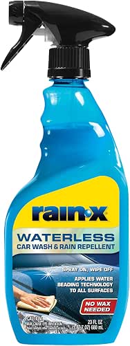 Rain-X 620143 Waterless Car Wash and Rain Repellent, 23 fl.