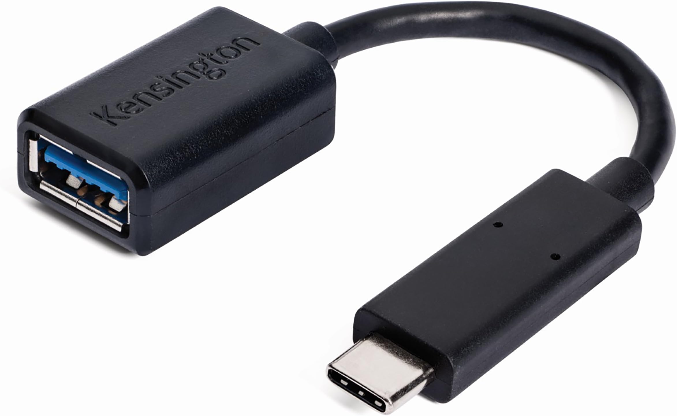 Kensington USB-C auf USB-A Adapter CA1000, USB-C auf einen Standard-USB-A-Adapter mit reversiblem USB-C-Anschluss, bis zu 3 AMP-Ladung und schneller Datentransfer, K33992WW
