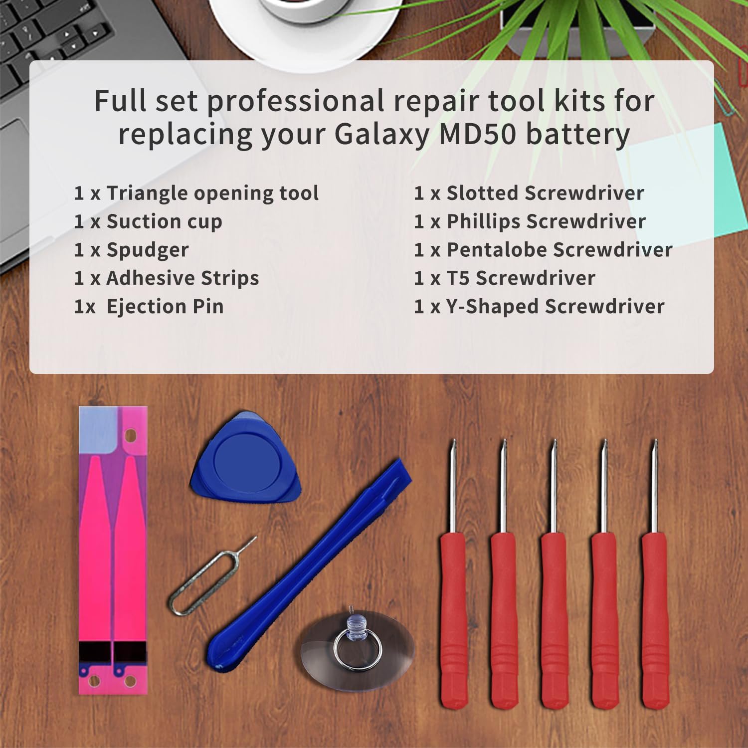 【6000mAh】 Moto G Stylus 5G 2021 Battery, High Capacity MD50 Battery for Motorola Moto G Stylus 4G (XT2211 / 2022) / G Stylus 5G (XT2215 / 2022) with Replacement Repair Tools Kit
