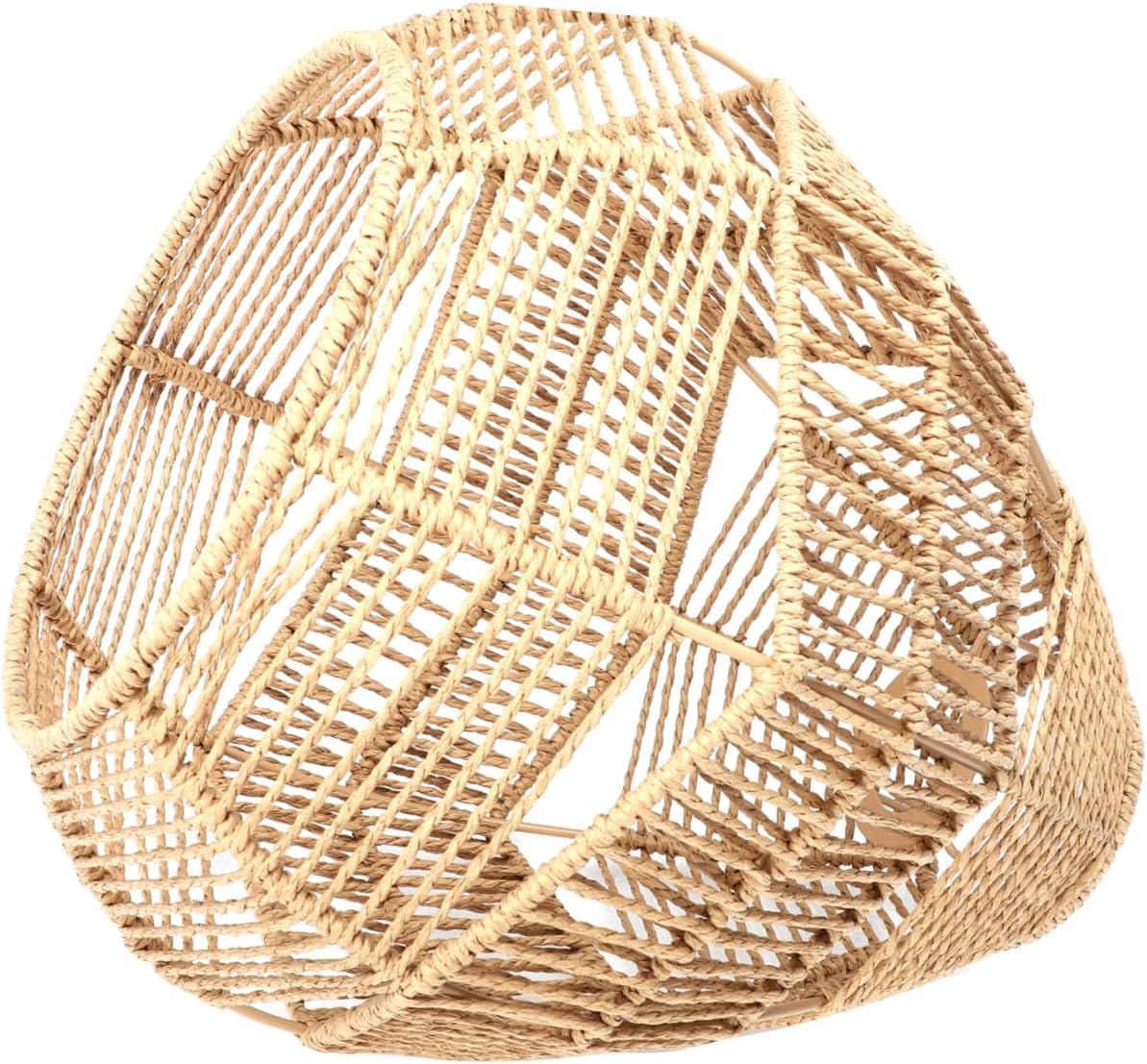 Ciieeo 1pc Imitation Rattan Weaving Lampshade for Ceiling Light Chinese Style Hanging Lamp Unique Design Suitable for Bar Home Easy to Install Warm Lighting
