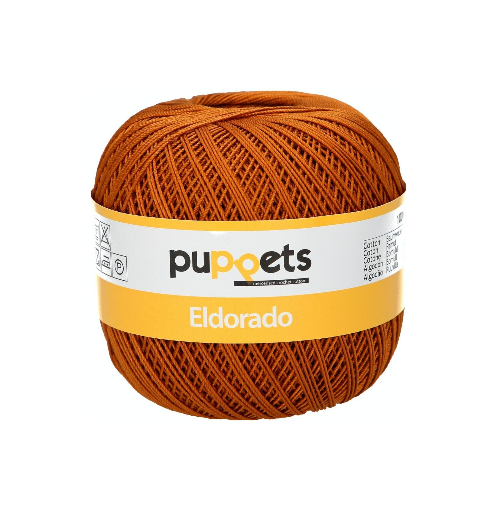 Puppets Eldorado, 10 Gauge, 50 g, Length: 265 m, 309 Crochet Yarn