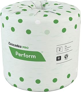 Cascades PRO Standard Toilet Paper, 336 Sheets Bathroom Tissue, 4" x 3.50", White