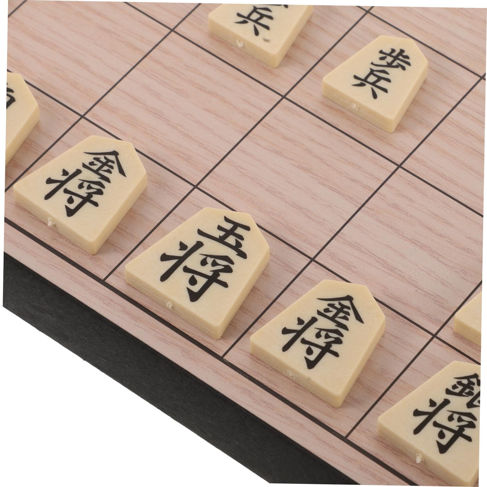 Juego de Ajedrez Japonés Plegable Magnético en PS, Formato Portátil