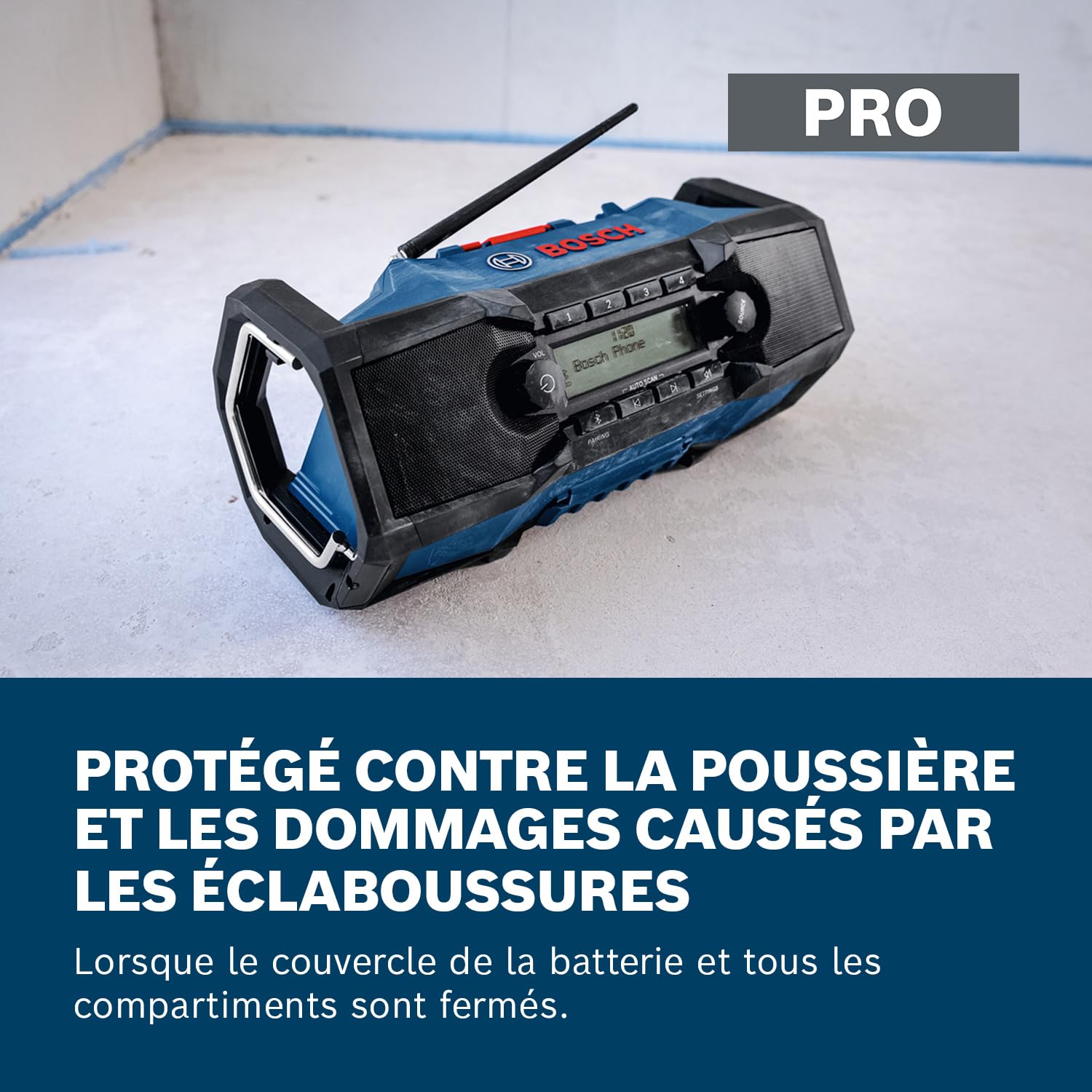 Bosch PRO 18V System Radio sans-fil GPB18V-3SC (sans batterie)