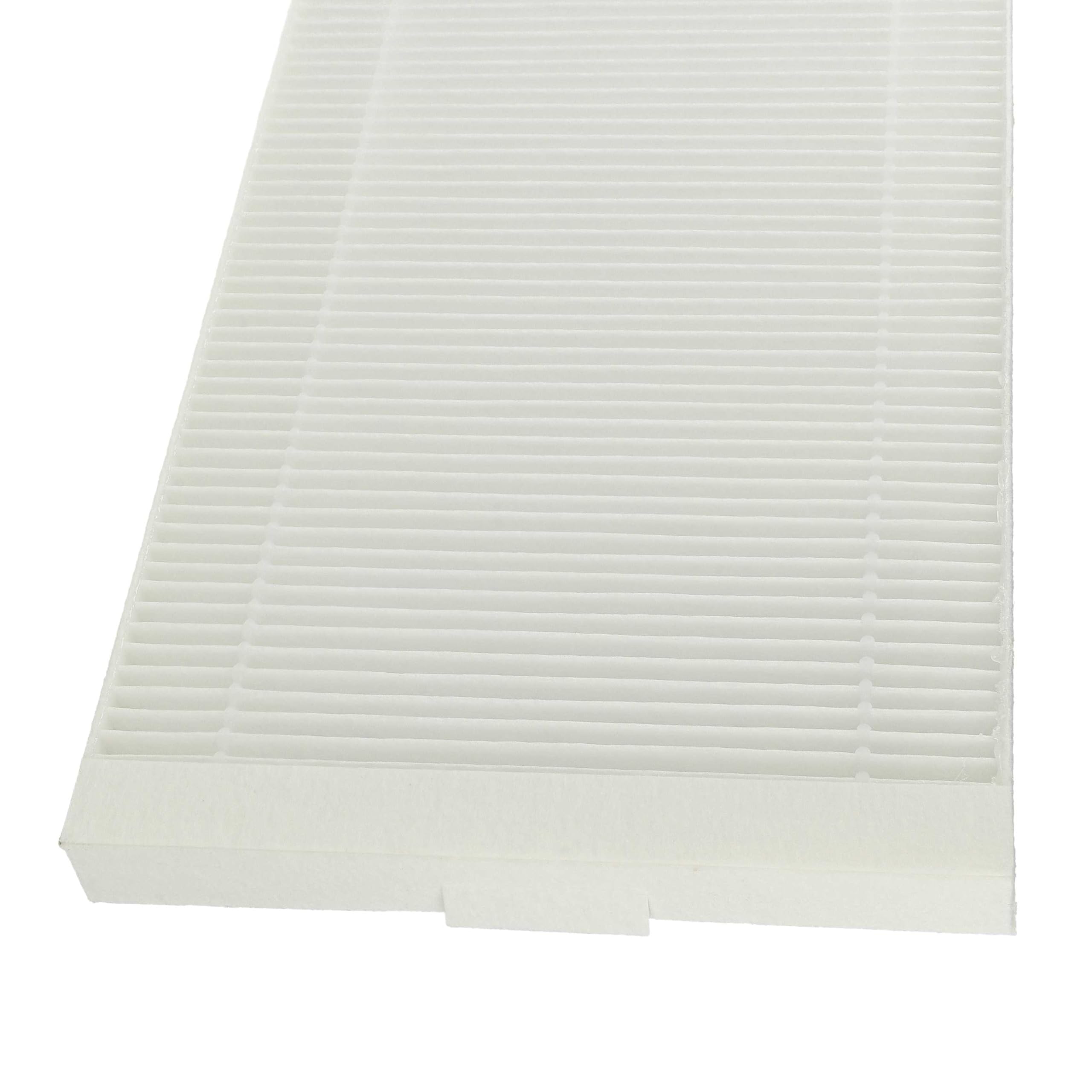 vhbw 2x Pollenfilter kompatibel mit Tecalor THZ, 504, 404, 304 Lüftungsgerät - Luftfilter F7 Weiß