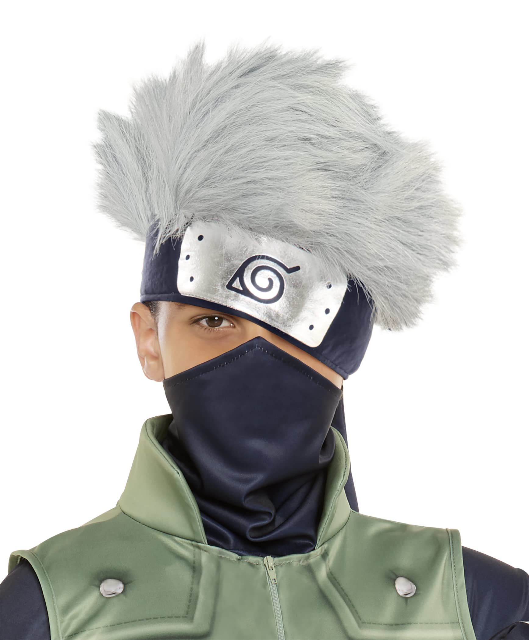 InSpirit Designs Naruto Kakashi Headband with Hair - One Size
