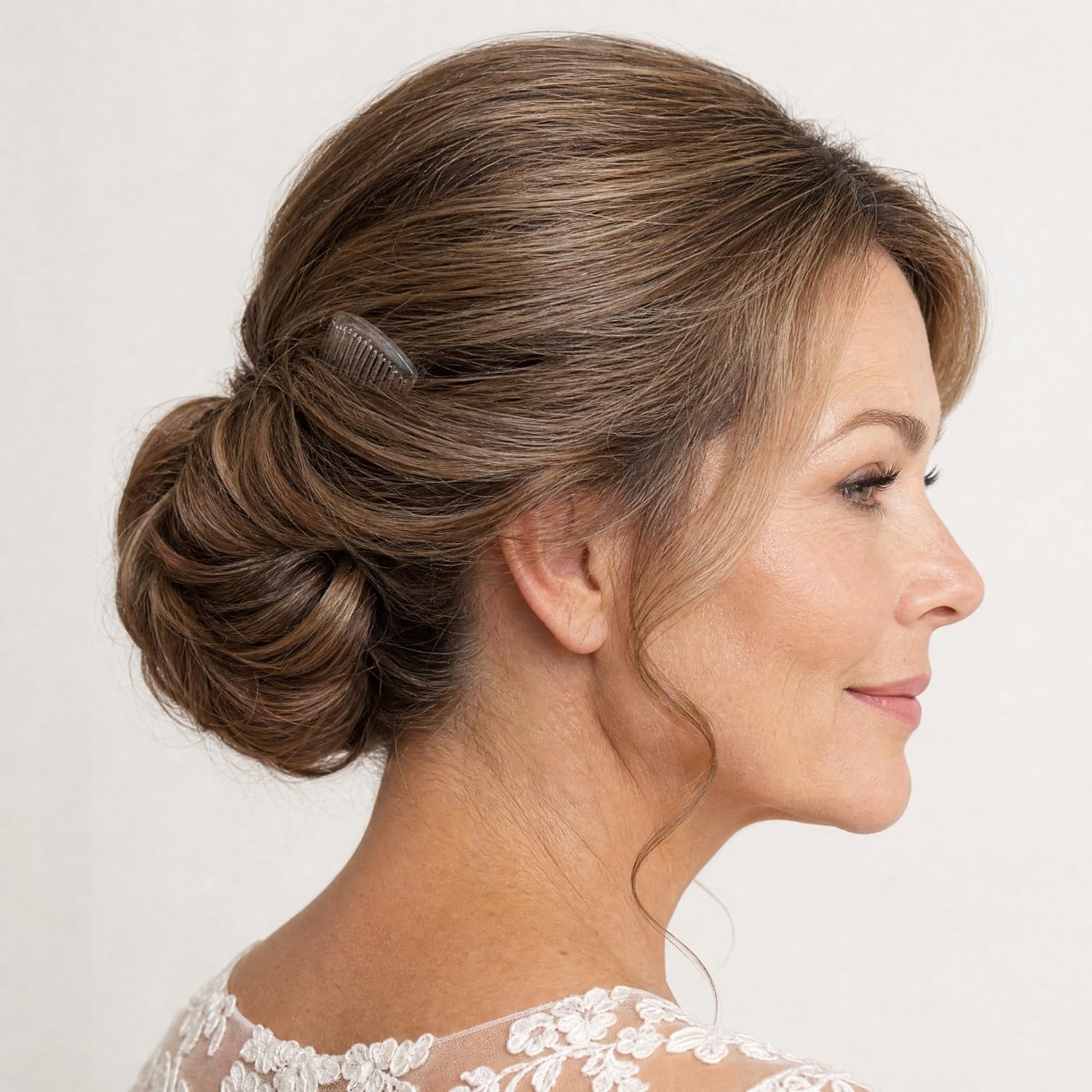 Paquete de 28 peines laterales de plástico blanco transparente con dientes largos, horquillas, pasadores, abrazaderas, lazos para mujer, velo de boda, tocado decorativo, accesorios para moño francés