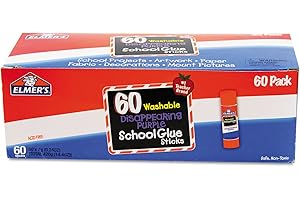 Elmer's Disappearing Purple Washable School Glue Sticks