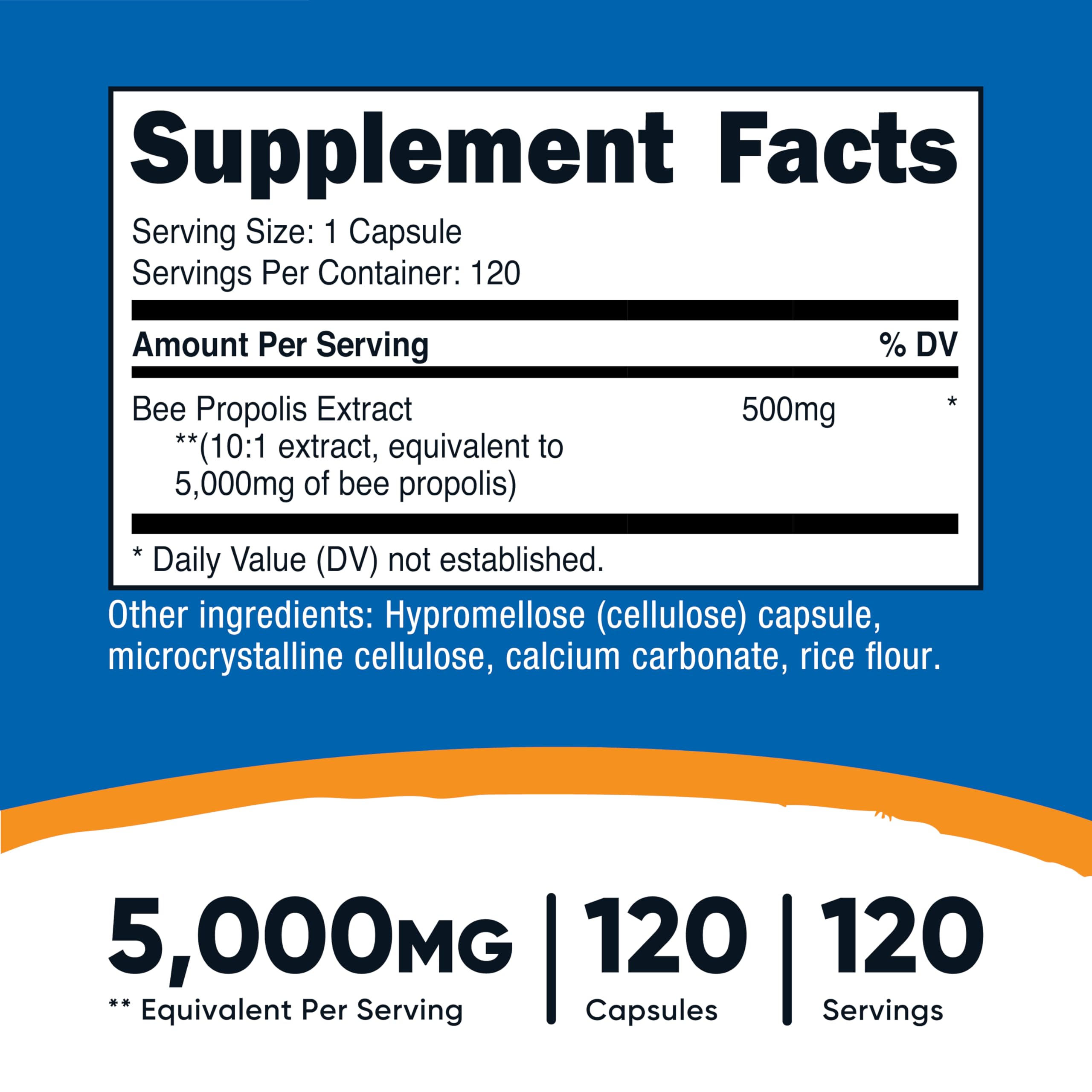 Nutricost Bee Propolis Extract 120 Capsules for 120 Servings Per Bottle — Amazon image 2