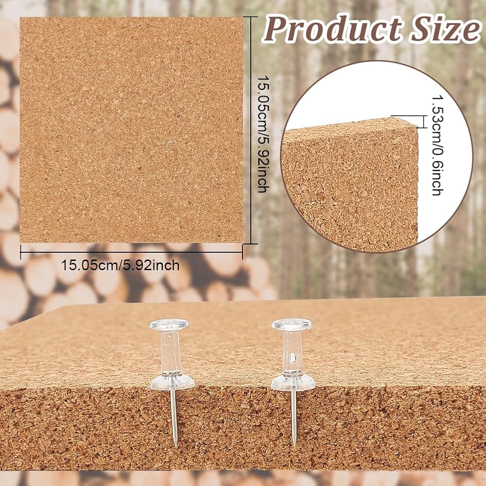 おもち　S141+g173 ポルトガル産 厚め コルク樹皮 コルク板 D582 ポルトガル産 厚め コルク樹皮 コルク板 バージンコルク