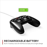 Vista 4 de SteelSeries Nimbus+ - Controlador móvil Bluetooth para juegos con soporte para iPhone, batería de más de 50 horas, licencia de Apple, hecho