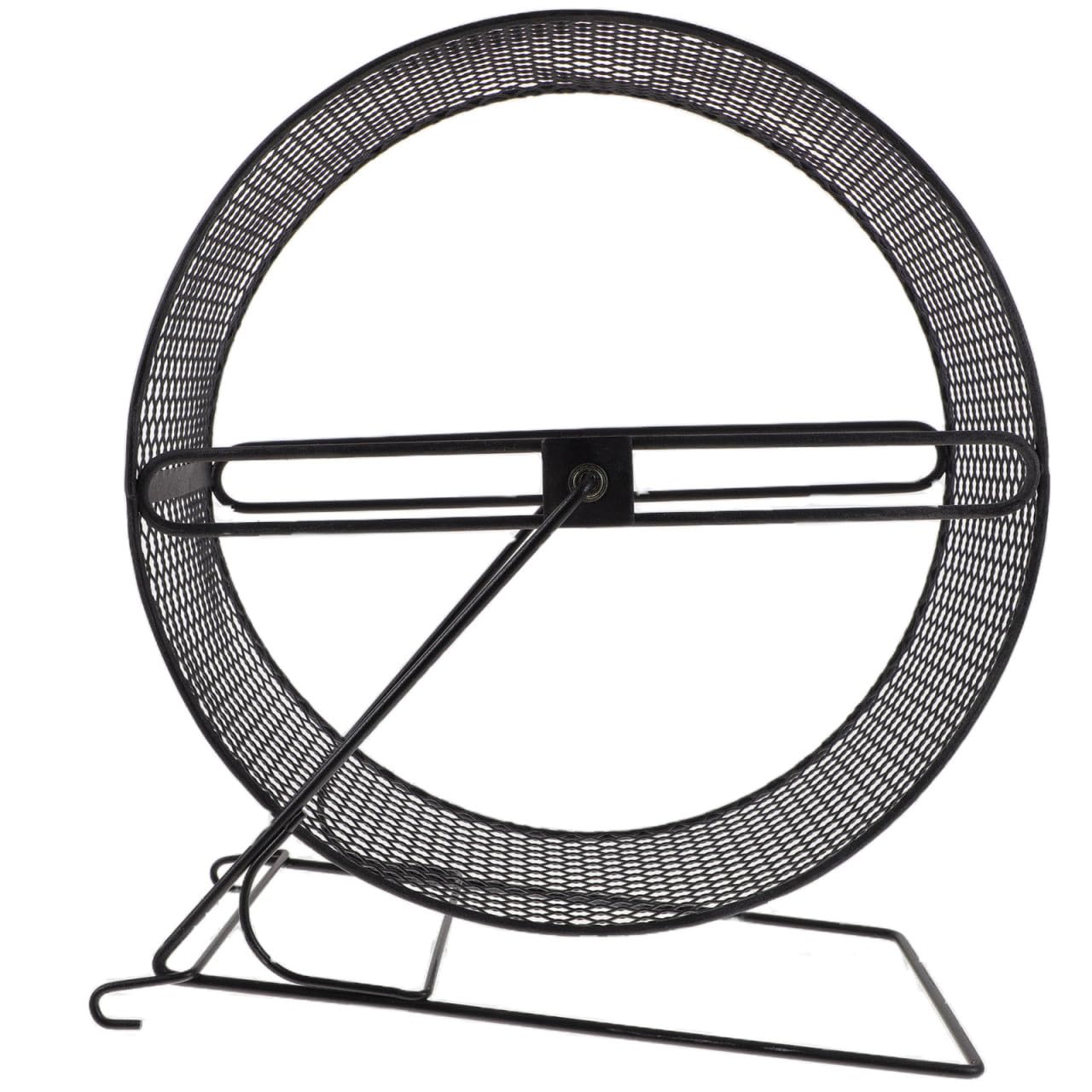 Roue d'exercice Silencieuse Sécurité Optimale pour Fer Noir Petits Animaux et Hérissons pour Hamster Roulant Course