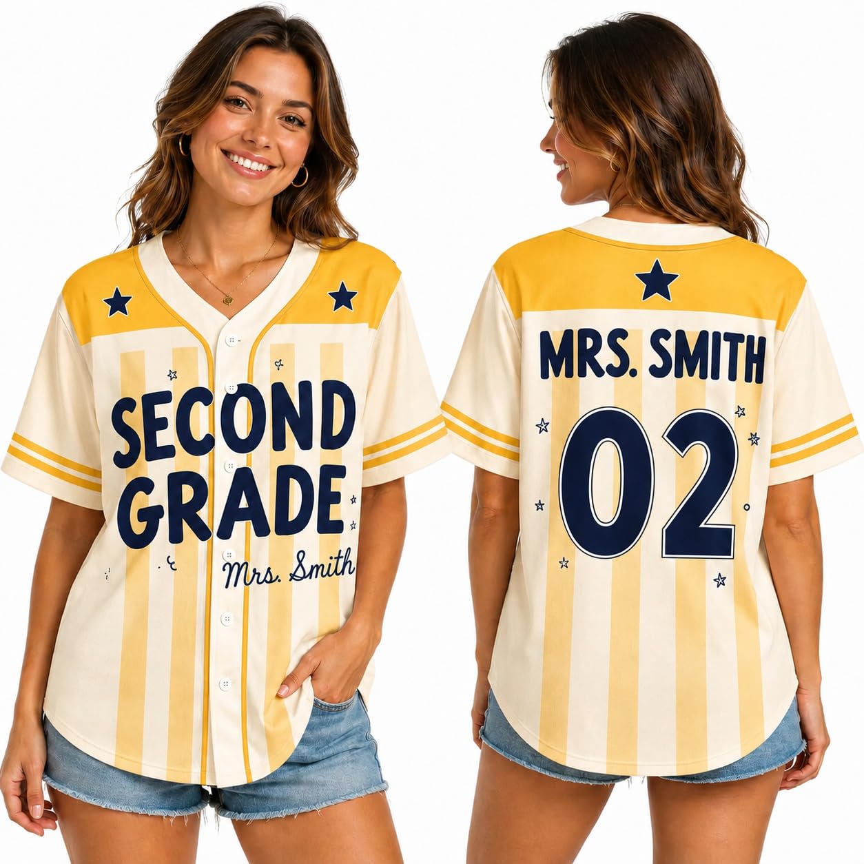 Teacher Jersey Personalized Teacher Shirts Back to School Outfits