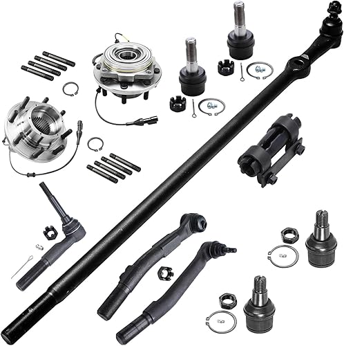 Miniatura 139 de Detroit Axle - Kit de cubos de rodamiento de rueda delantera de 6 piezas para Dodge Dart 2013-2016, Chrysler 200 2015-2017, 2 cojinetes de rueda