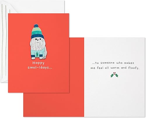 Miniatura 10 de Hallmark Surtido de tarjetas navideñas en caja con recetas navideñas (15 tarjetas con sobres)