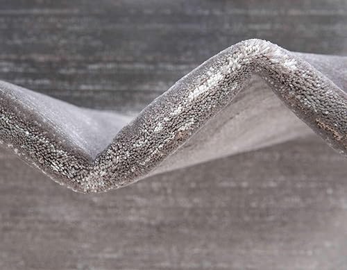 Miniatura 7 de Unique Loom Uptown Collection - Alfombra Lenox Hill (2 pies 2 pulgadas x 6 pies 1 pulgada, grismarfil)