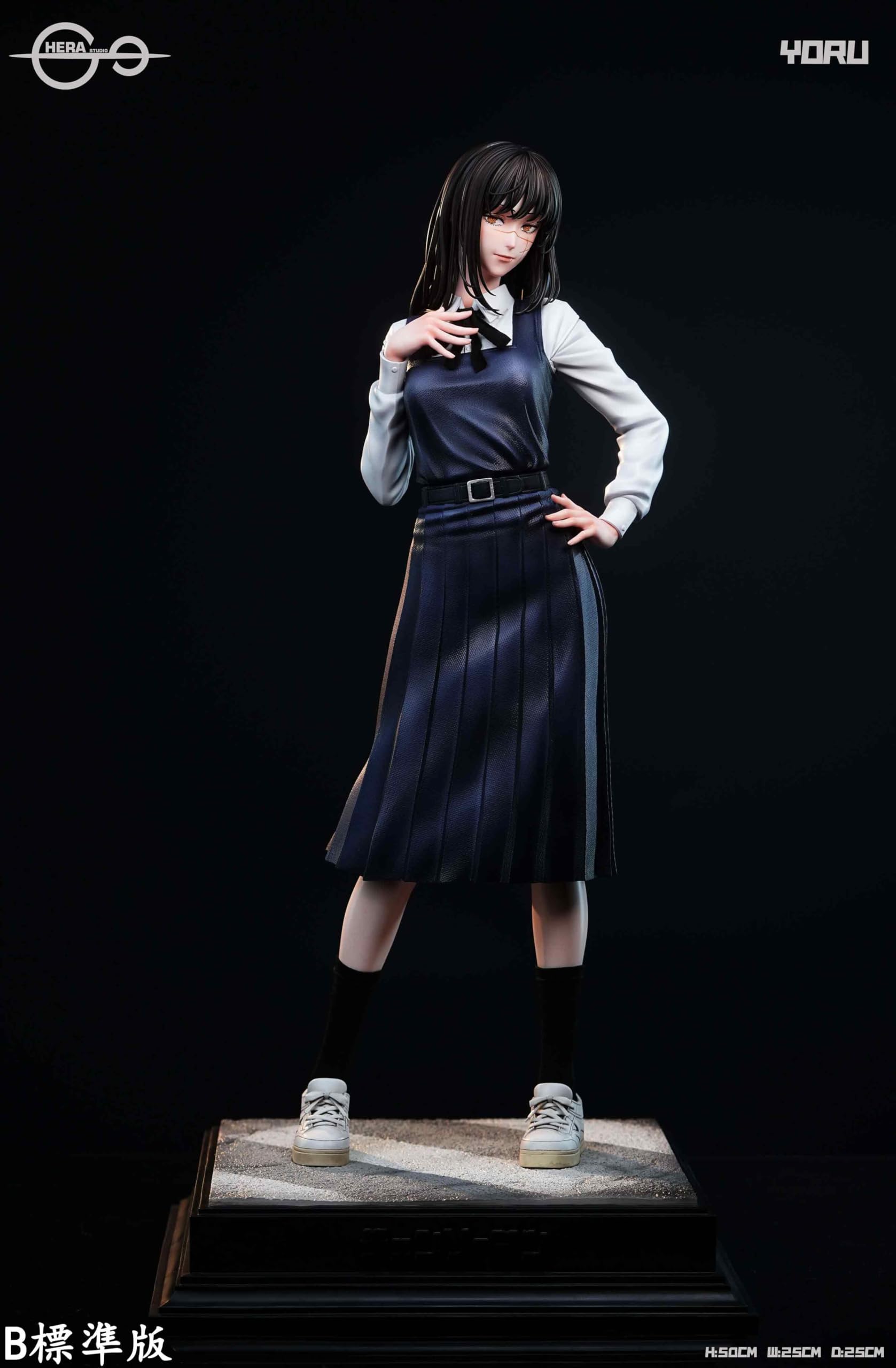 Amazon.co.jp: 三鷹アサ 三鷹ヨル フィギュア 1/4スケール 塗装