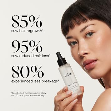UKLASH Hair Growth Serum 50ml, Multi Peptide Hair Density Serum