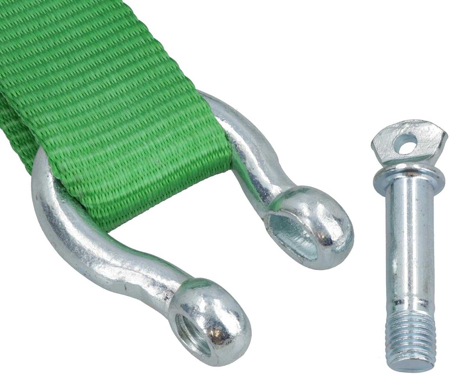 AB Tools Tow Rope/Towing Road Recovery Strap with Two Shackles 4 Metre 8 Ton SM009