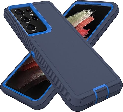 Funda para Samsung Galaxy S21 Ultra, resistente a prueba de polvo, a prueba de golpes, protección 3 en 1, funda resistente para Samsung Galaxy S21