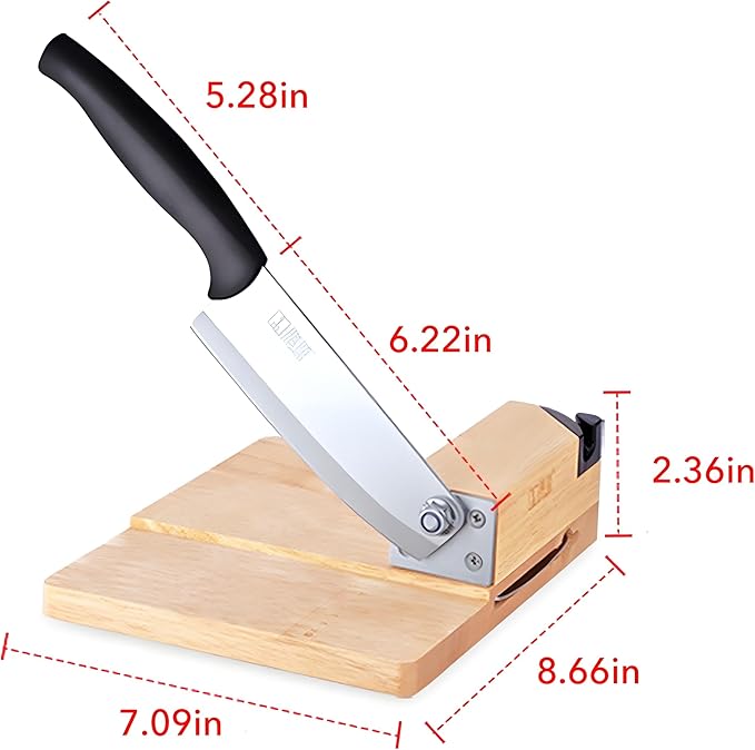 Cortador Manual de Carne Jerky Lumirio con Cuchilla de Acero Inoxidable miniatura 2