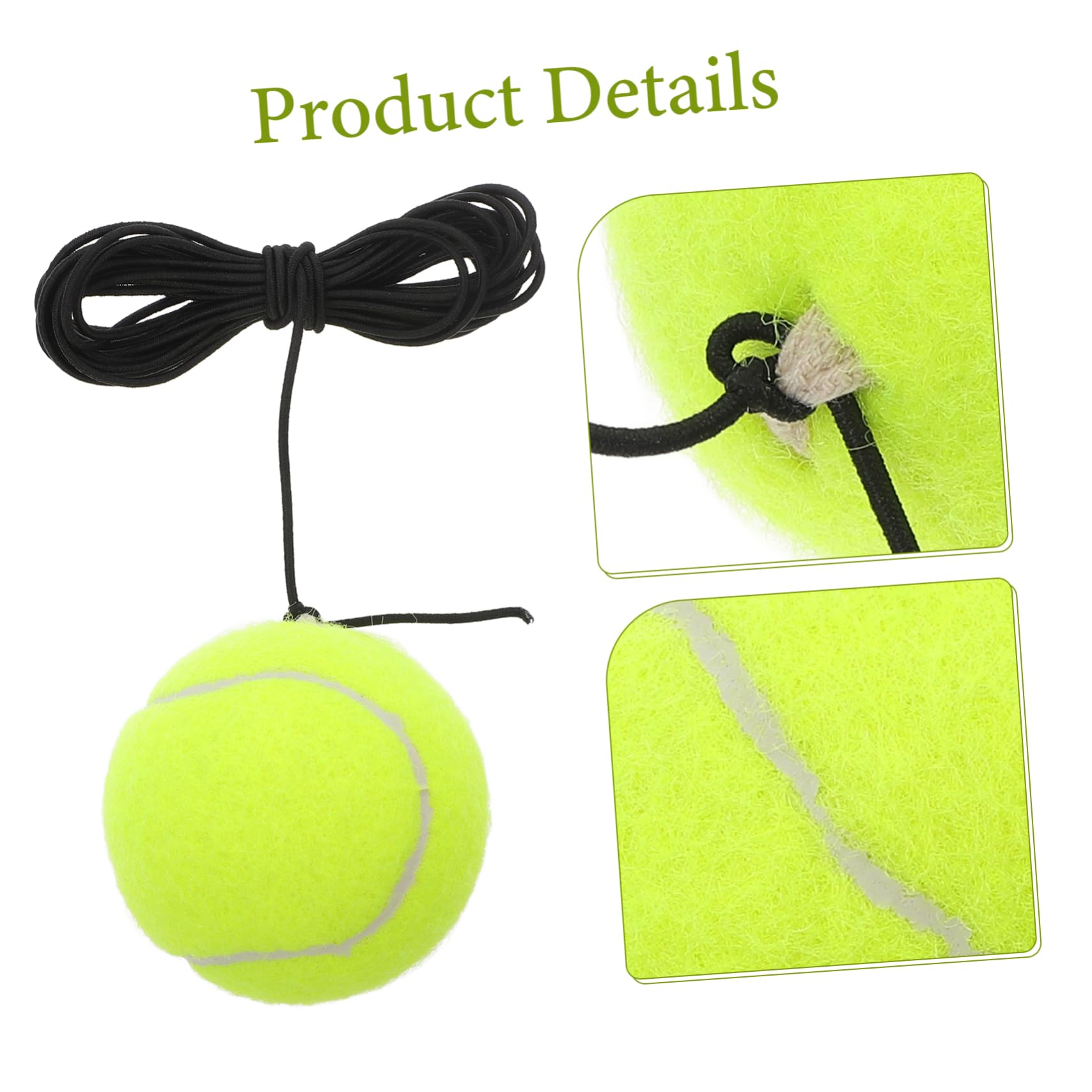 TOVINANNA Beginner to Advanced Training Tennis Rope Compact for Player Improvement