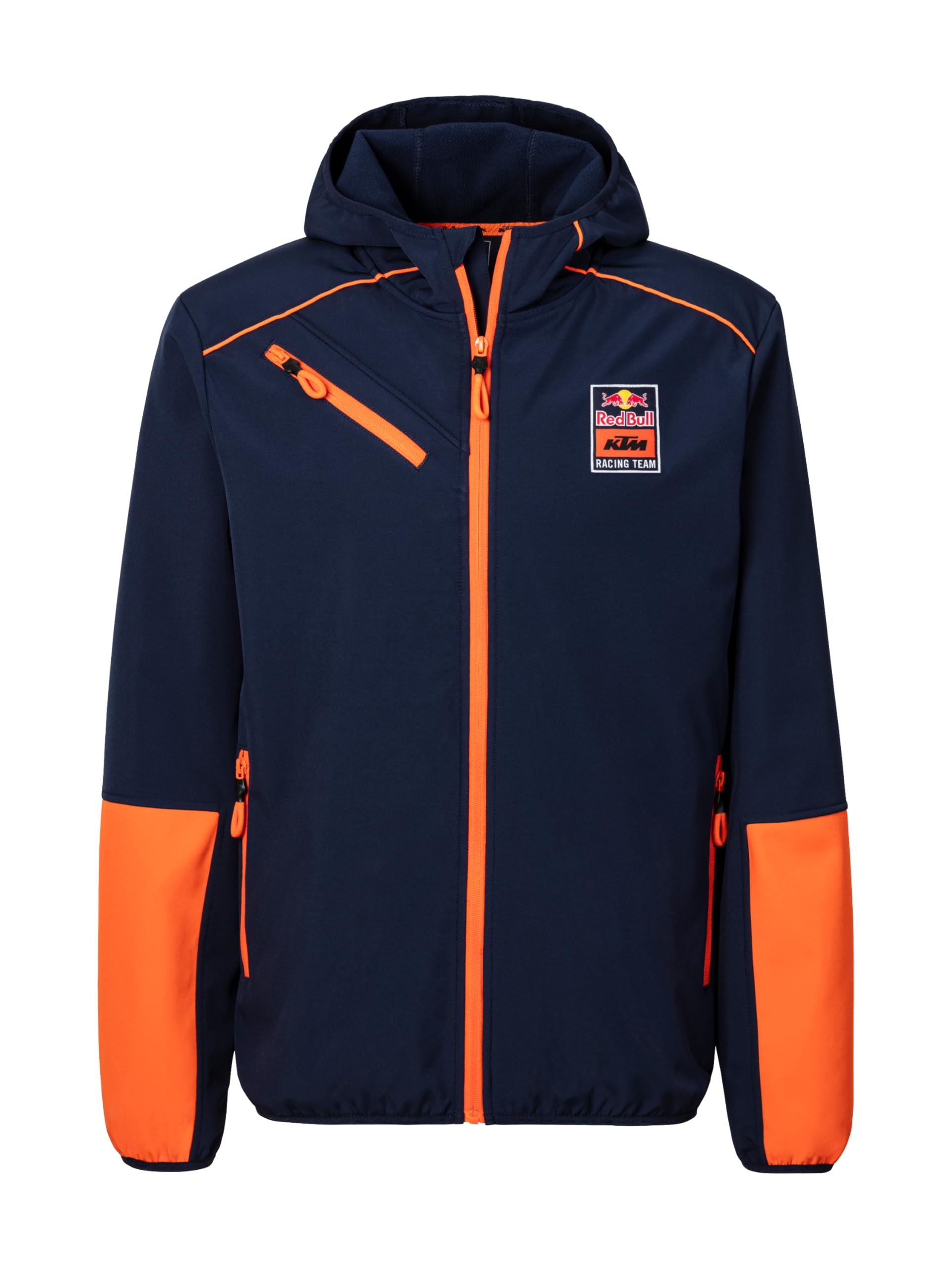 Red Bull ENERGY WEAR RB KTM Racing Grid Softshelljacke Blau/Orange | Offizieller MotoGP Fanartikel - 100% Polyester - Motorsport - Merchandise