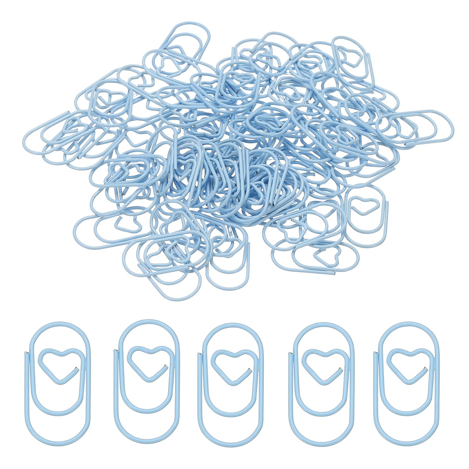 PATIKIL 1x0.4 Inch Mini Paper Clip