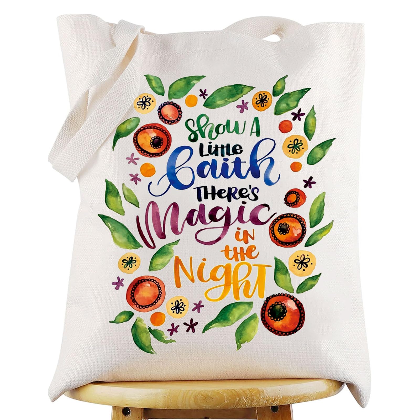 WZMPA Bruce Fans Tote Bag Singer Lyric Gift Show A Little Faith There'S Magic In The Night Thunder Road Shoulder Bag
