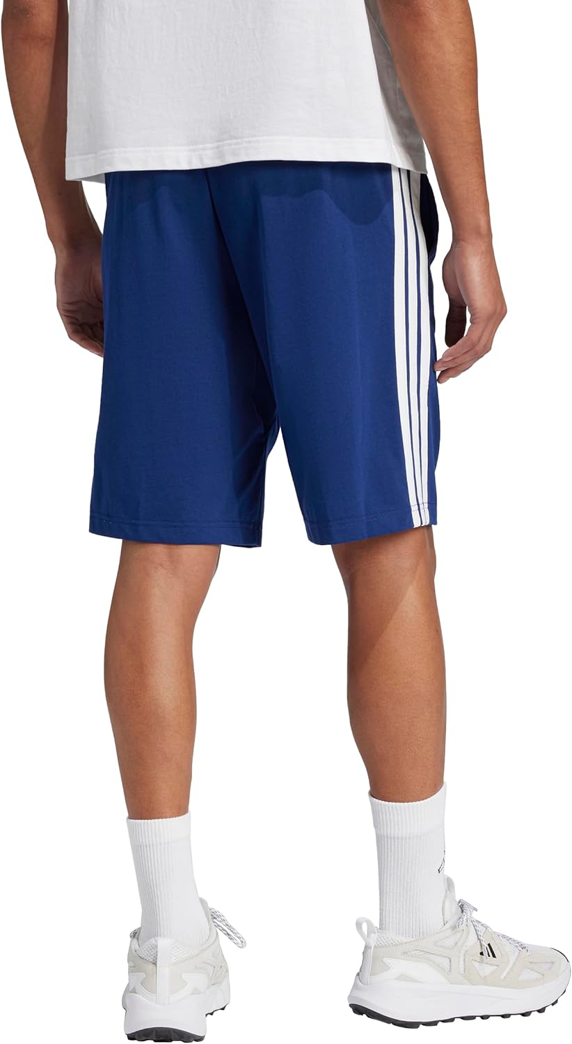 adidas mens Essentials 3-stripes Single Jersey 10-inch Shorts - Image 3
