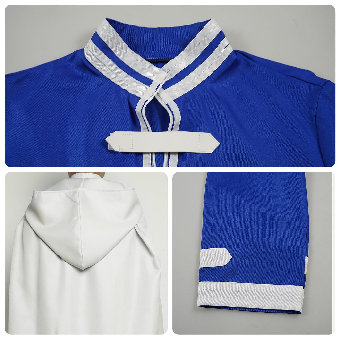 Himmel Cosplay Costume Completo con Parrucca Anime Frieren at the Funeral Outfit Frieren Cosplay Himmel Costume Natale Festa Halloween Carnevale Party Stage Performance Adulti XS-3XL