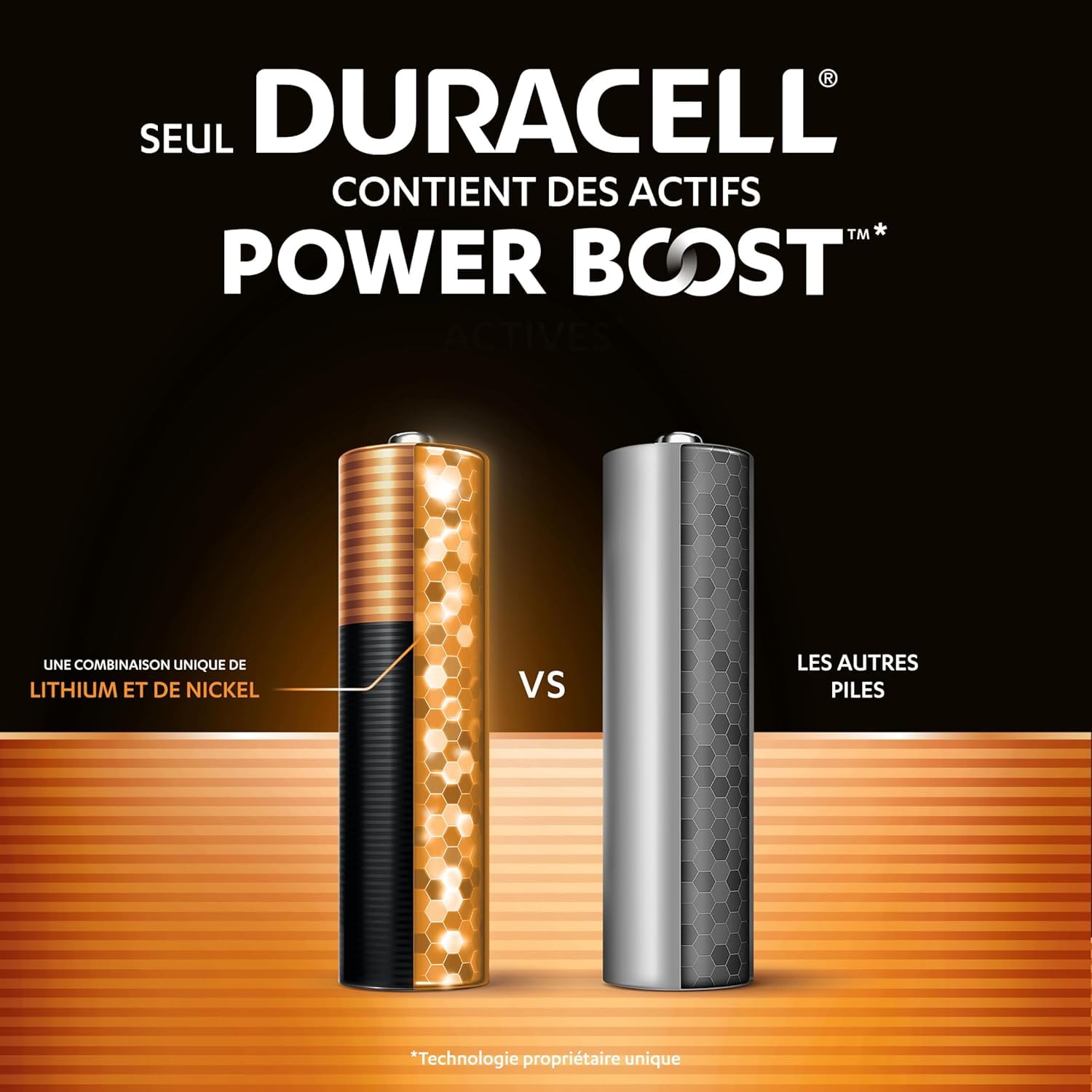 32X Piles Duracell AA + AAA Plus Power Boost (1 Blister de 16 Piles AA 150% Plus Longue + 1 Blister de 16 Piles AAA 100% Plus Longue) 32 Piles (LR6/MN1500 + LR03/MN2400)