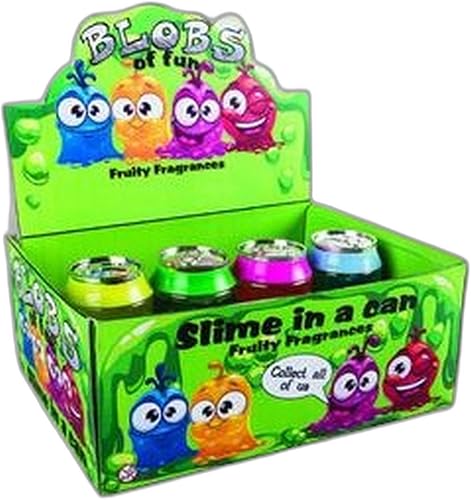 Novelty Slime in a Can 9cm Assorted