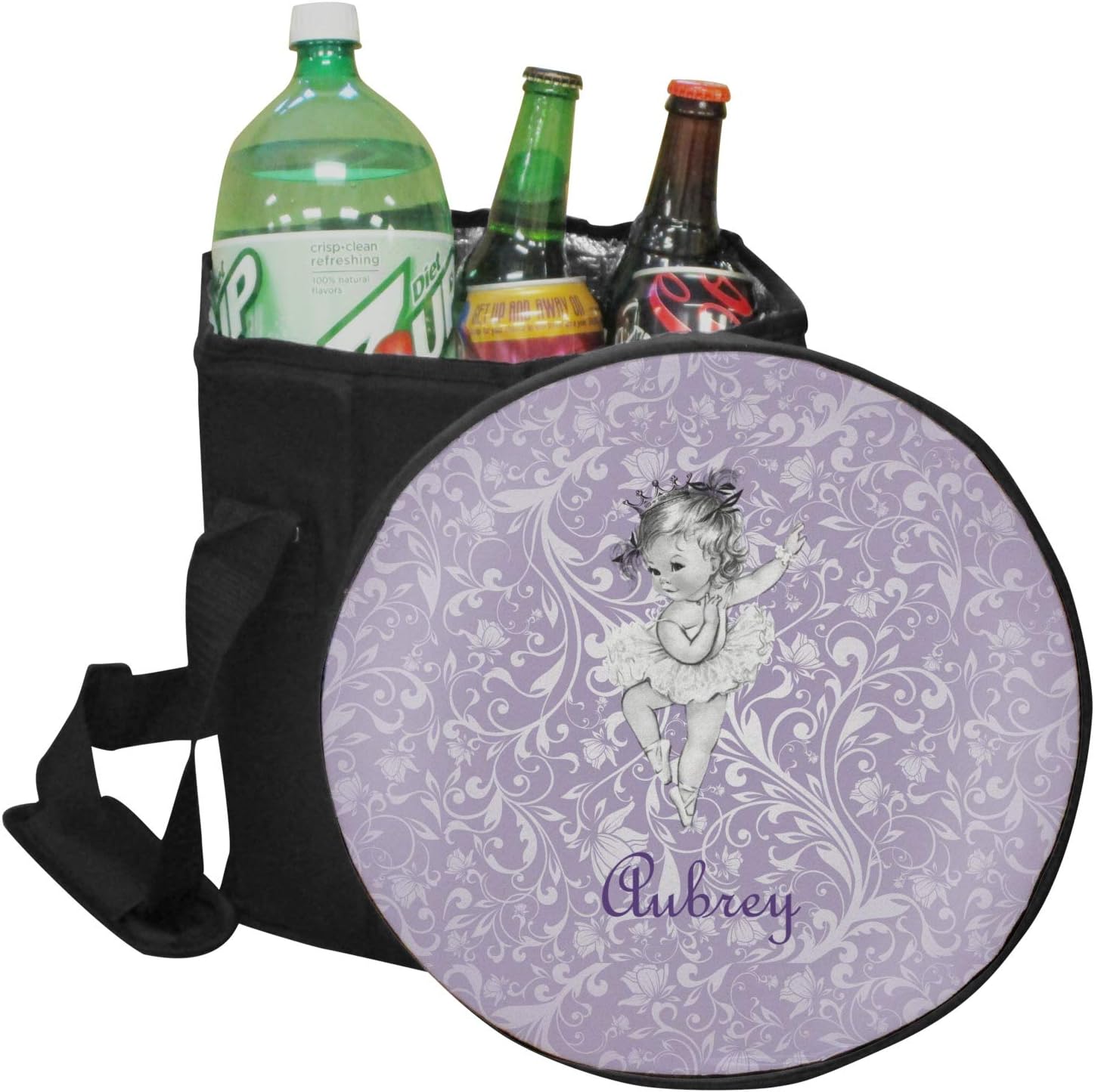 YouCustomizeIt Personalized Ballerina Collapsible Cooler & Seat