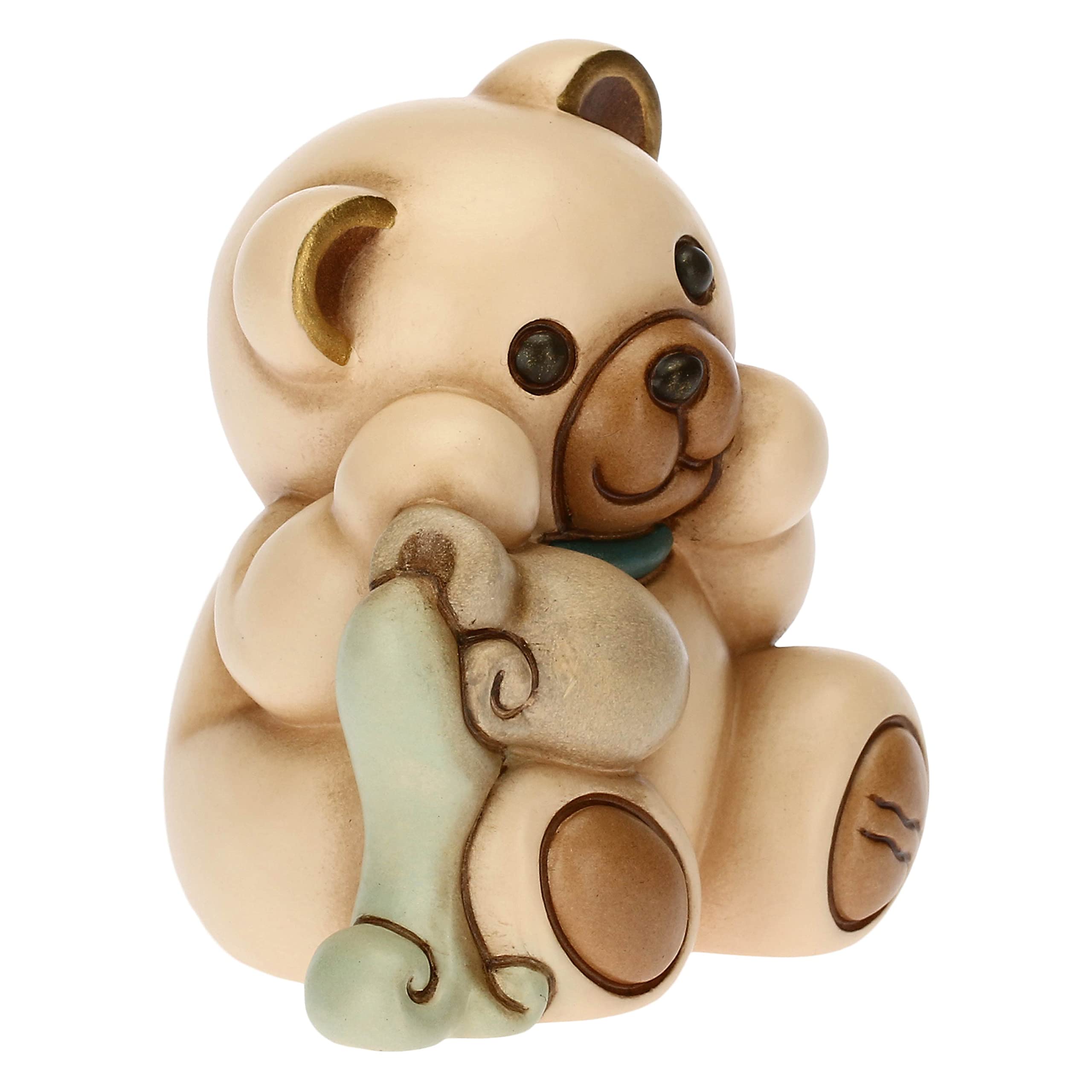 THUN - Icona Acquario, Zodiaco - Teddy Stars - Icone - Ceramica Dipinta a Mano - 6,5x5,5x7,3 cm h
