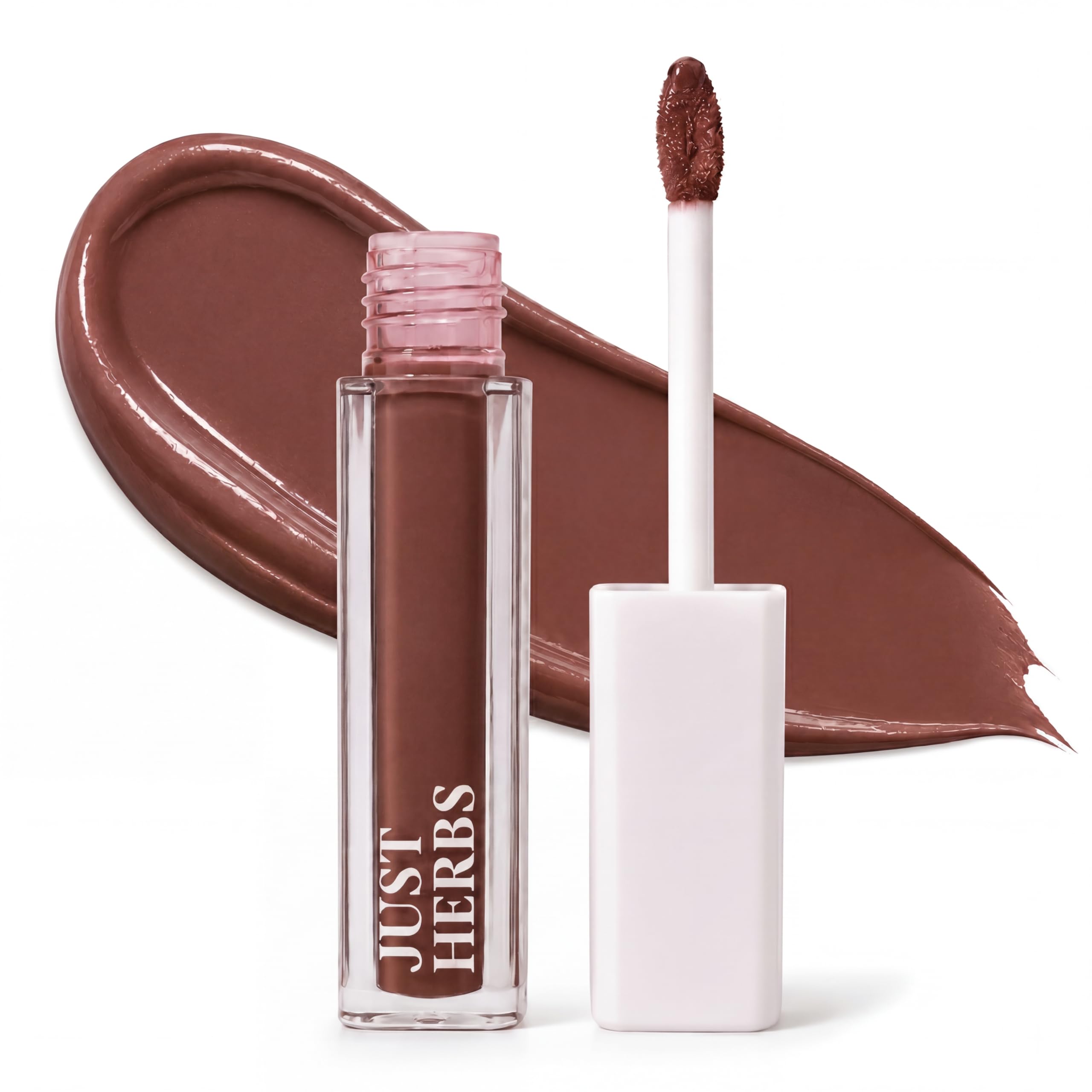 Just Herbs Ayurvedic Creamy Matte Long Lasting Liquid Lipstick, Lightweight & Hydrating Lip Colour with Liquorice & Sweet Almond Oil - Cinnamon Spice-image-15